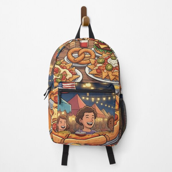 Item preview, American Food Festival – Classic Feast Illustration designed and sold by Wizdem Artworkz.