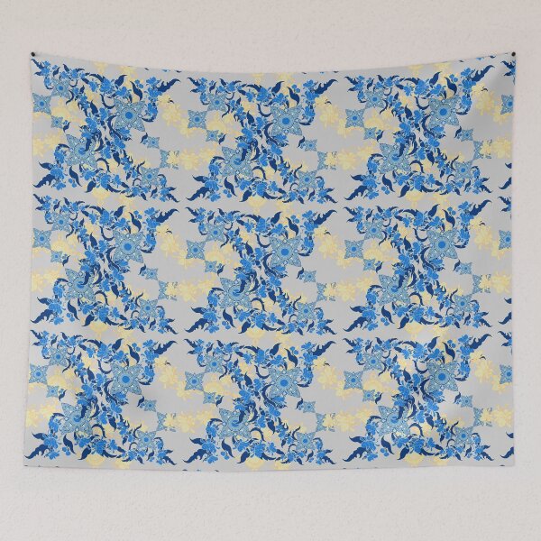 Artikelvorschau, Der Garten der blauen Blumen entworfen und verkauft von MiyahDesign.