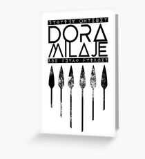 Dora Milaje Crest Greeting Card
