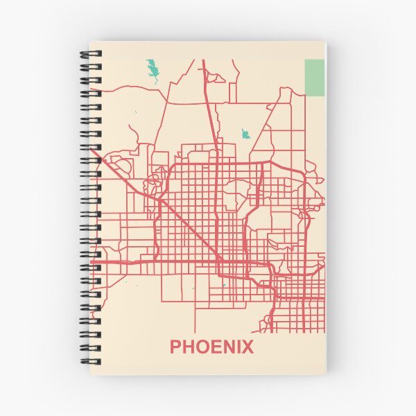 Item preview, Modern Phoenix Map designed and sold by MapsByLeo.