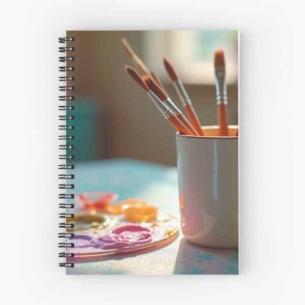 Item preview, Creative Workspace with Paintbrushes designed and sold by Dzigndada.