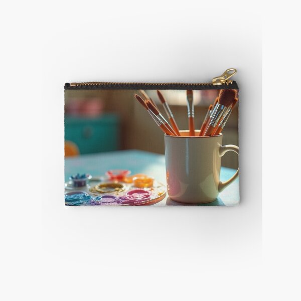 Item preview, Creative Workspace with Paintbrushes designed and sold by Dzigndada.