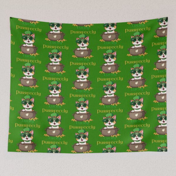 Item preview, Purrfectly Lucky. designed and sold by yoyola999.