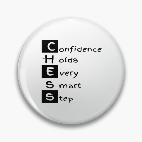 Item preview, CHESS: Confidence Holds Every Smart Step designed and sold by PawnShiftGoods.