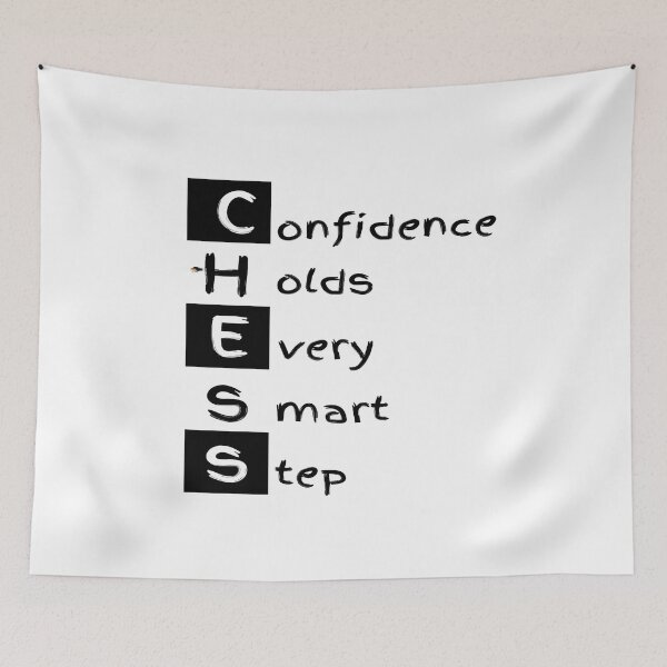 Item preview, CHESS: Confidence Holds Every Smart Step designed and sold by PawnShiftGoods.