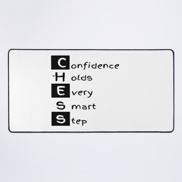 Item preview, CHESS: Confidence Holds Every Smart Step designed and sold by PawnShiftGoods.