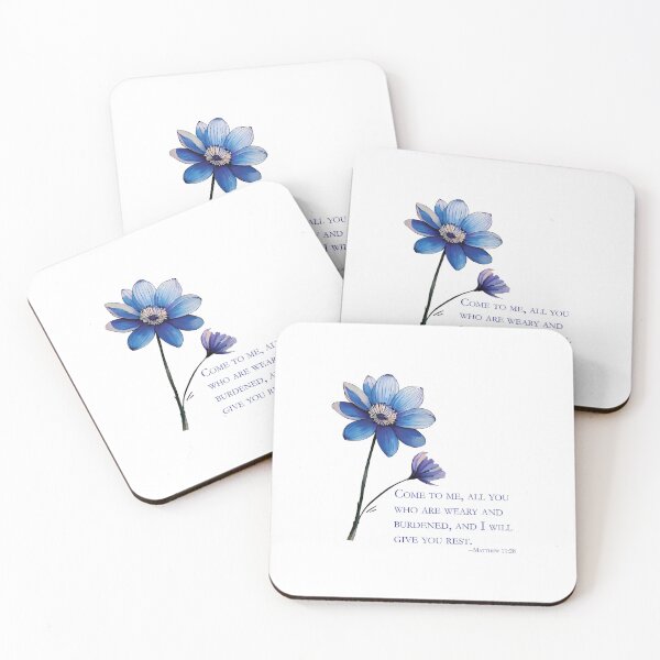 Item preview, Inspirational verse Matthew 11:28 designed and sold by mediafreespirit.