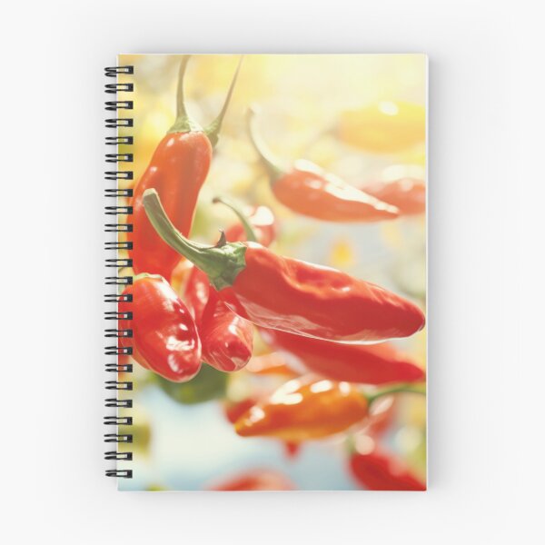 Item preview, Hanging red and orange chili peppers with blurred background, AI generated designed and sold by dvoevnore.