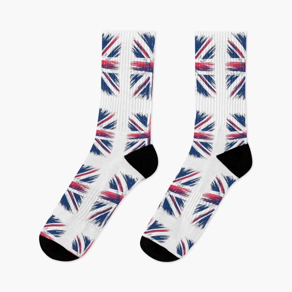 Artikelvorschau, Union Jack britische Flagge, T-Shirts und Aufkleber entworfen und verkauft von nicnacc.