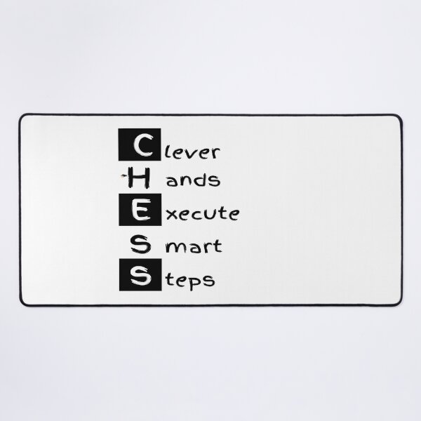 Item preview, CHESS: Clever Hands Execute Smart Steps designed and sold by PawnShiftGoods.