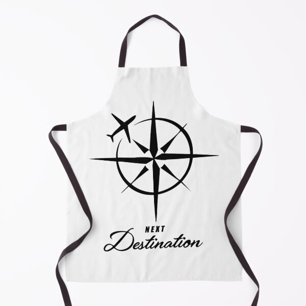 Item preview, Minimalist travel design – compass & airplane "Next Destination" | Gift for globetrotters & adventurers designed and sold by Hans-Design.