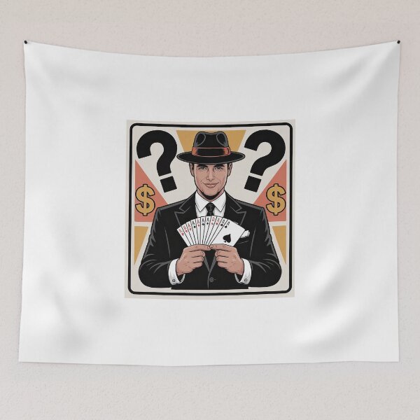 Item preview, Tricky Business Scam Awareness Vintage Poster designed and sold by KARTICK DUTTA.