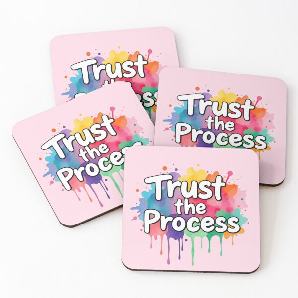 Item preview, Trust The Process Colorful Watercolor Splash Design designed and sold by NewAspect.