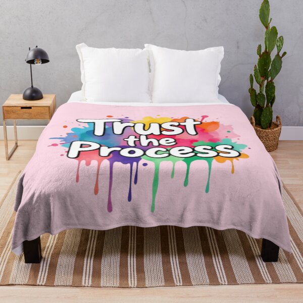 Item preview, Trust The Process Colorful Watercolor Splash Design designed and sold by NewAspect.