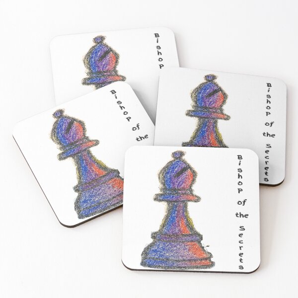 Item preview, Bishop of the Secrets – Colorful Chess Artwork designed and sold by PawnShiftGoods.