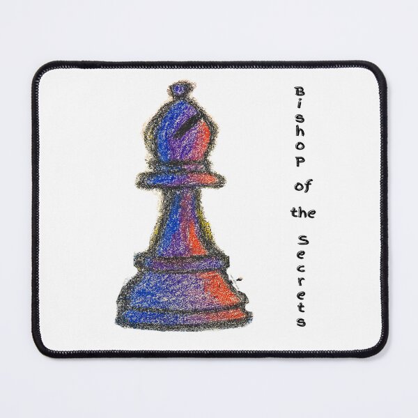 Item preview, Bishop of the Secrets – Colorful Chess Artwork designed and sold by PawnShiftGoods.