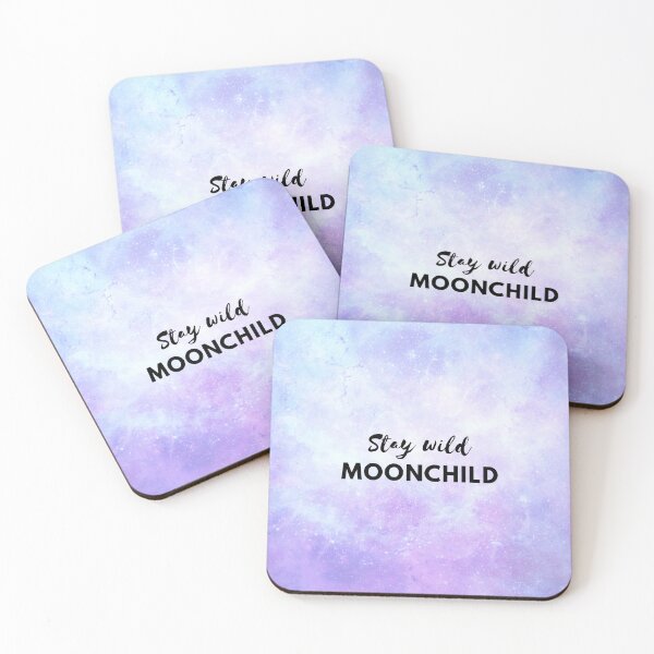 Item preview, Stay Wild Moon Child Aesthetic Quote Sticker designed and sold by LoveDimension.