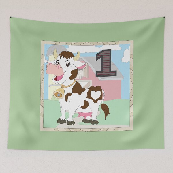 Item preview, Cow on a farm designed and sold by OrangeEden.