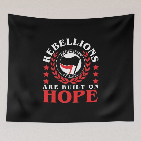 Artikelvorschau, Aufstände bauen auf Hoffnung auf (Antifa) entworfen und verkauft von remerasnerdas.