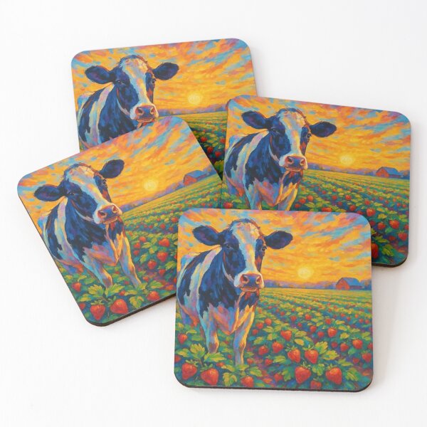 Item preview, Strawberry Fields Cow designed and sold by TheMajesticMoo.