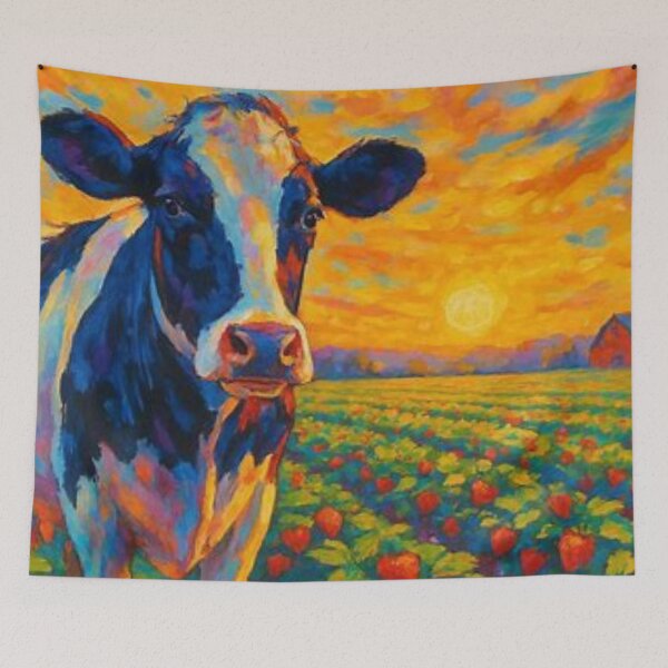 Item preview, Strawberry Fields Cow designed and sold by TheMajesticMoo.