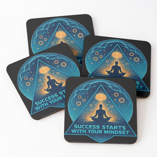 Item preview, Success Starts With Your Mindset – Motivational Meditation Design designed and sold by Jocamedahub.