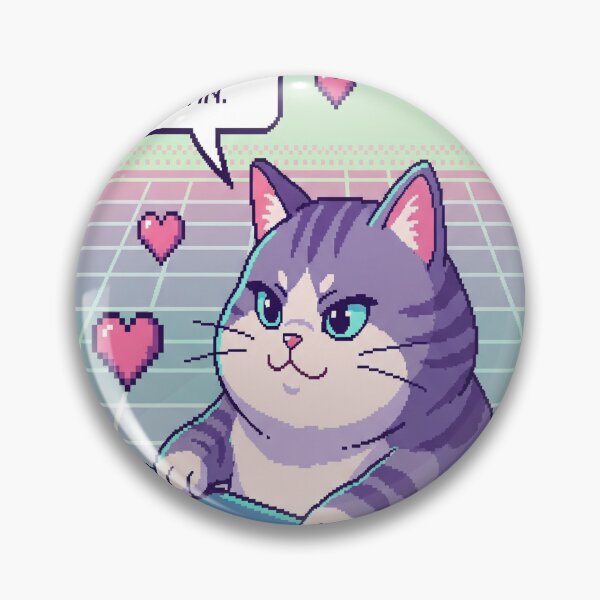 Item preview, Retro Arcade Cat Gamer 80s Pixel Video Game Kawaii Cat Design designed and sold by Neko-Doodle-co.
