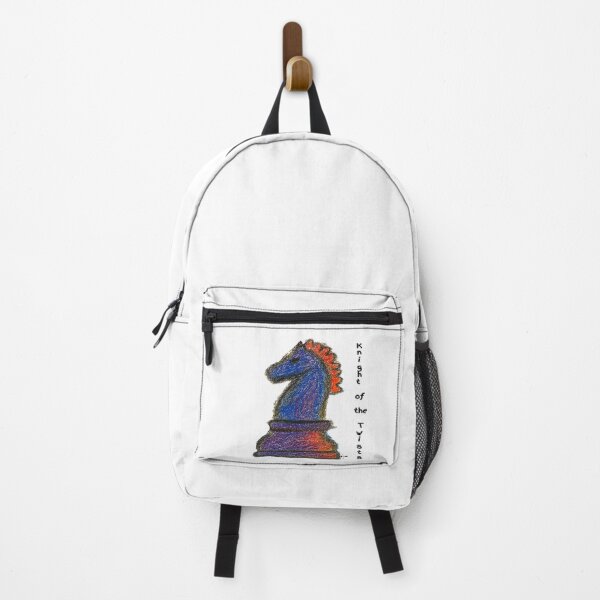 Item preview, Knight of the Twists – Colorful Chess Artwork designed and sold by PawnShiftGoods.