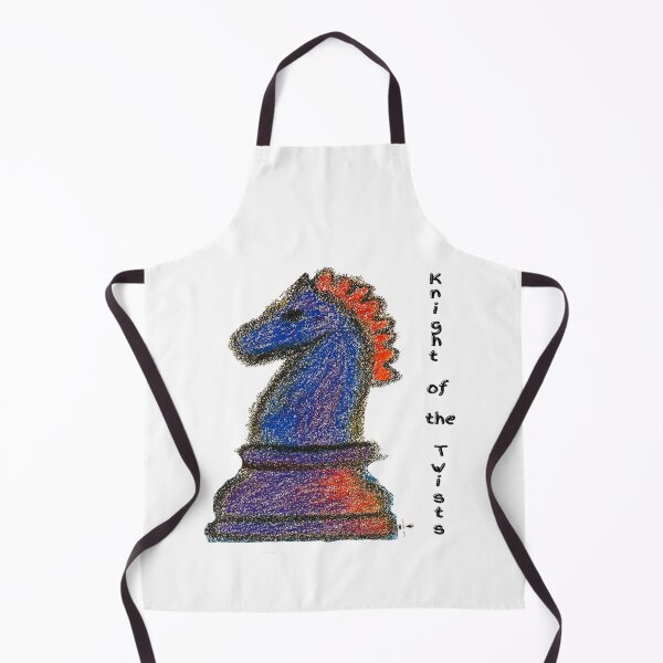 Item preview, Knight of the Twists – Colorful Chess Artwork designed and sold by PawnShiftGoods.