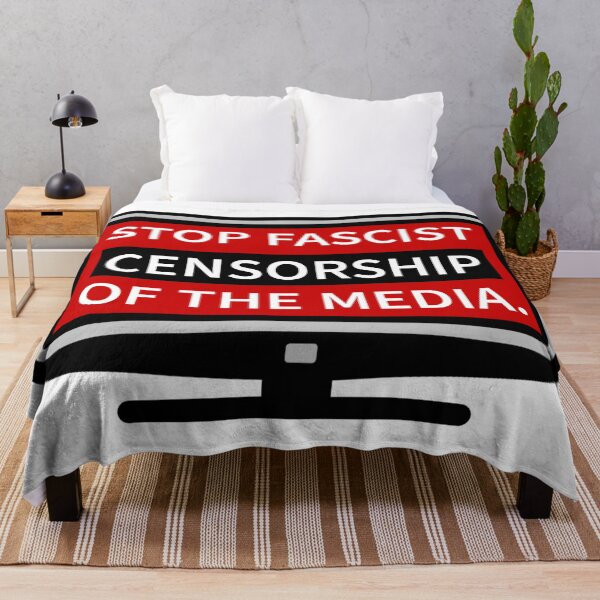 Item preview, Stop the fascist censorship of the media. designed and sold by Rachel the Artist .