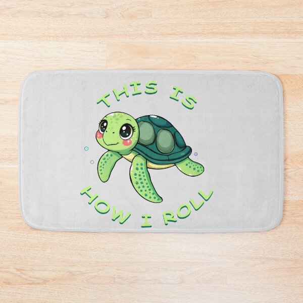 Item preview, This Is How I Roll – Funny Turtle Illustration Design designed and sold by DVNarts.