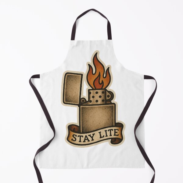 Item preview, Stay Lite Zippo Lighter Logo Sailor Jerry Style Logo design designed and sold by Ali Kiwan Photo and Desgin .