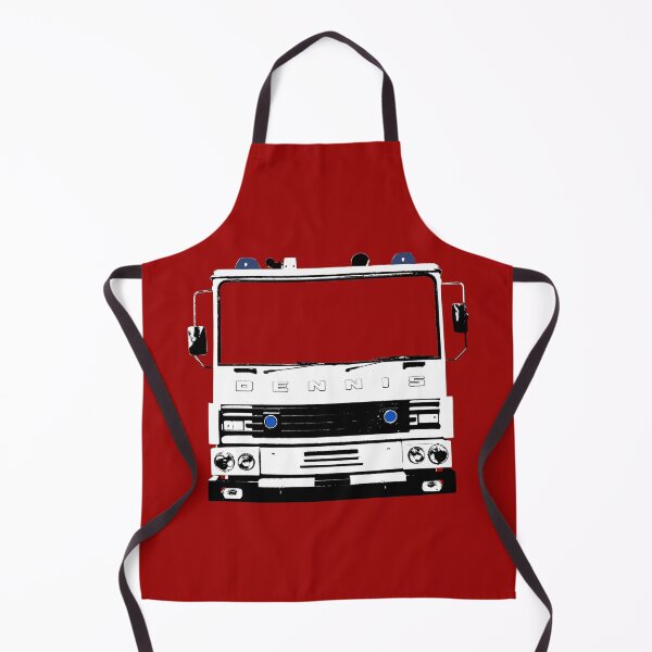 Item preview, Dennis 1980s British classic fire engine monoblock black/white designed and sold by soitwouldseem.