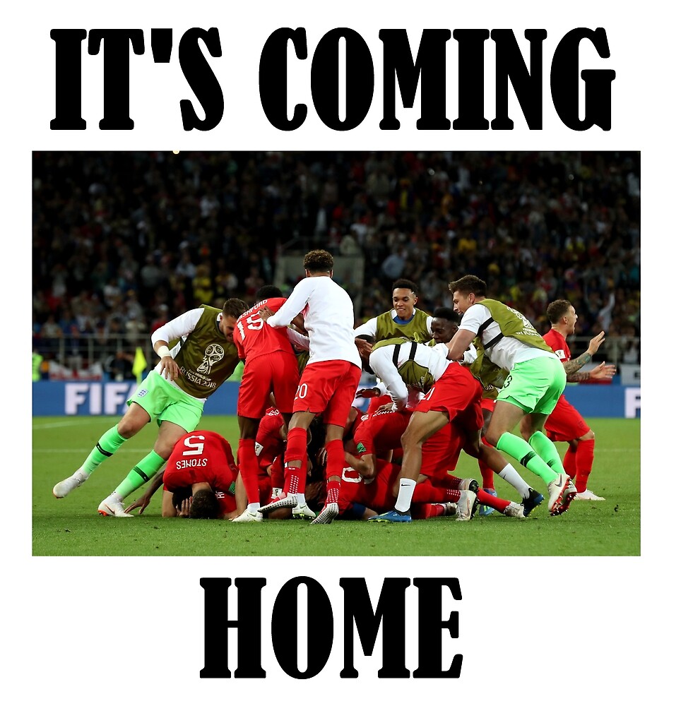 "'It's Coming Home' England World Cup 2018" by chosseo Redbubble