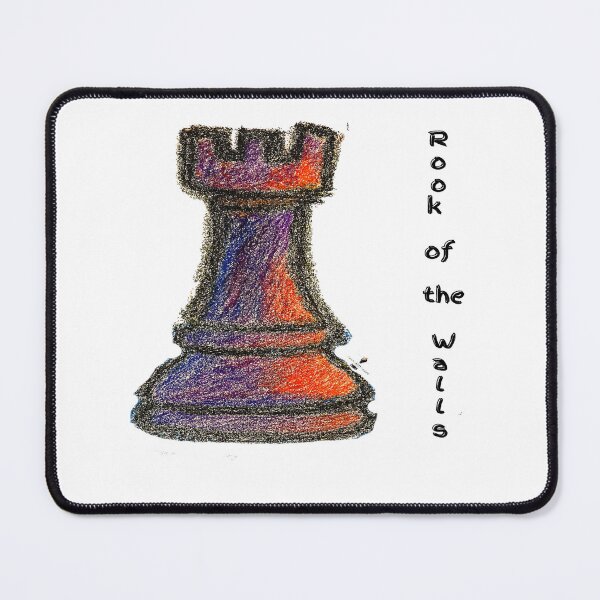 Item preview, Rook of the Walls – Colorful Chess Artwork designed and sold by PawnShiftGoods.
