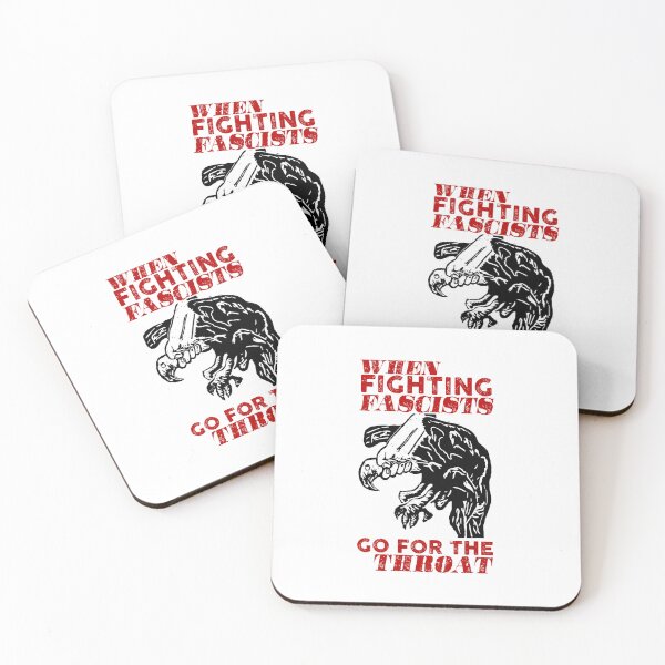 Item preview, When fighting fascists go for the throat. designed and sold by remerasnerdas.