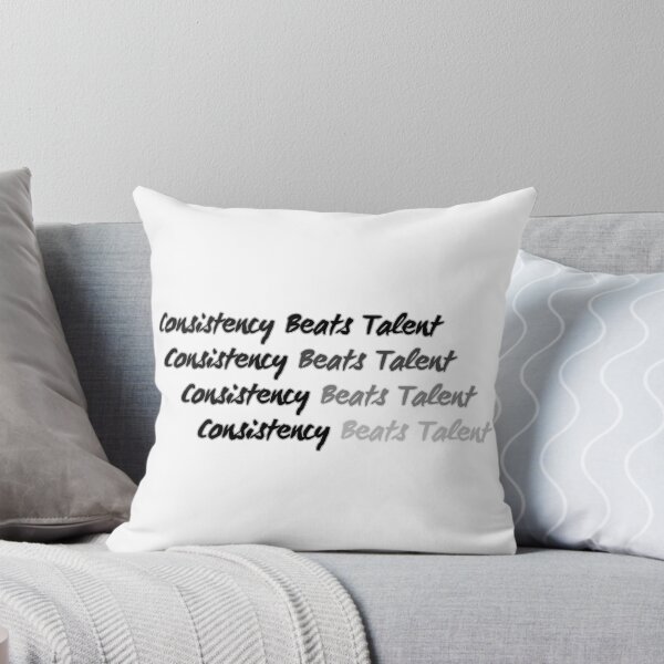 Item preview, Consistency Beats Talent – Motivational Quote designed and sold by J0b4t.