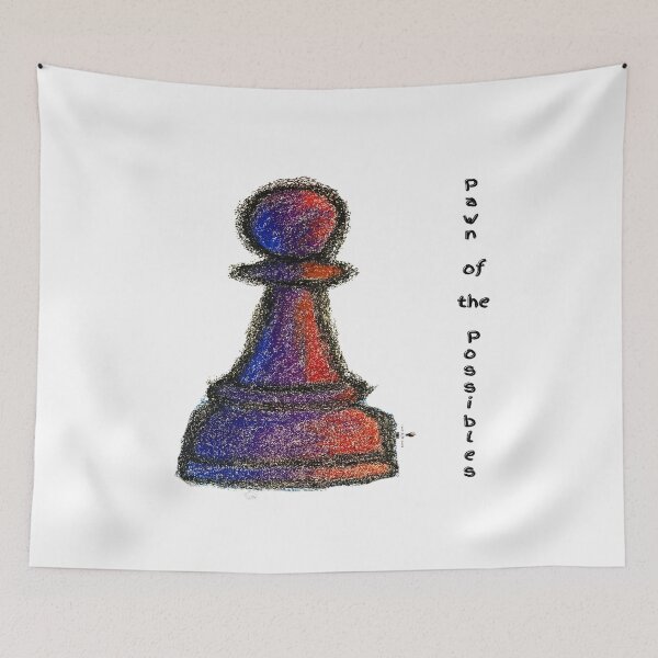 Item preview, Pawn of the Possibles – Colorful Chess Artwork designed and sold by PawnShiftGoods.