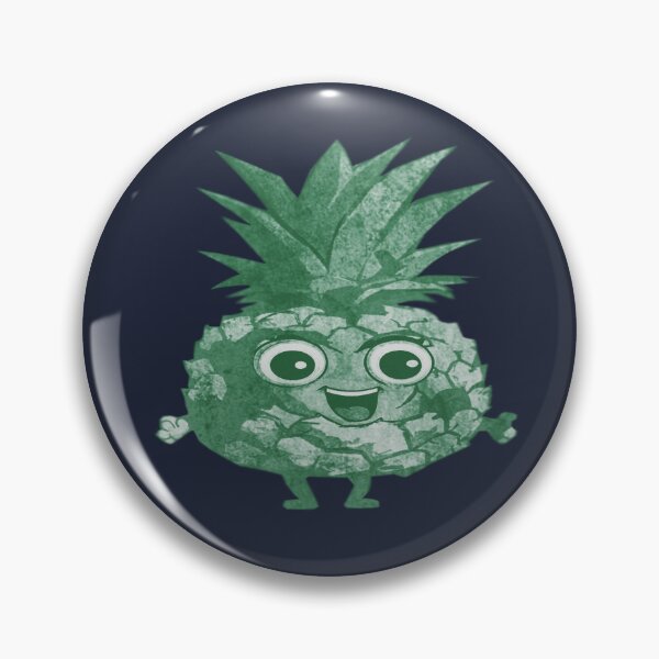 Item preview, Smiling pineapple character designed and sold by kinpirks.