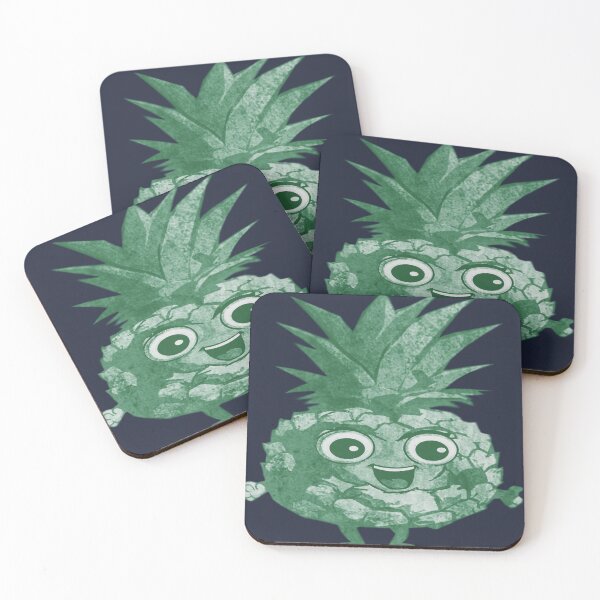 Item preview, Smiling pineapple character designed and sold by kinpirks.