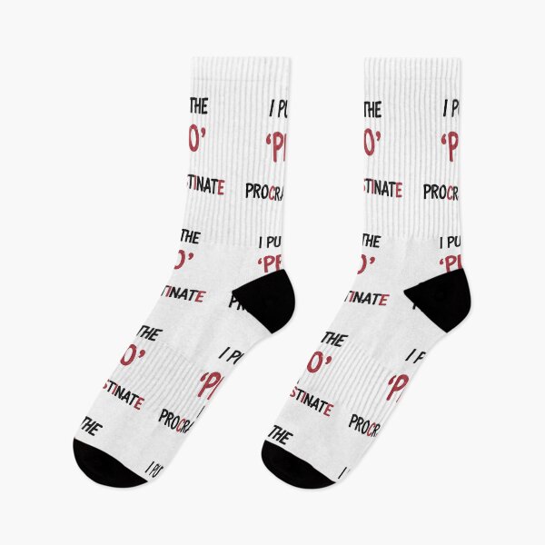 Item preview, pro in procrastinate designed and sold by Arty Art.