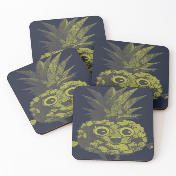 Item preview, Smiling pineapple character designed and sold by kinpirks.