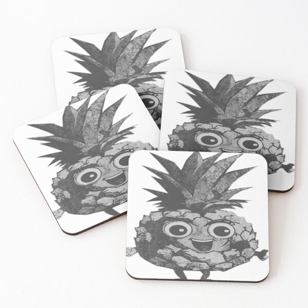 Item preview, Smiling pineapple character designed and sold by kinpirks.