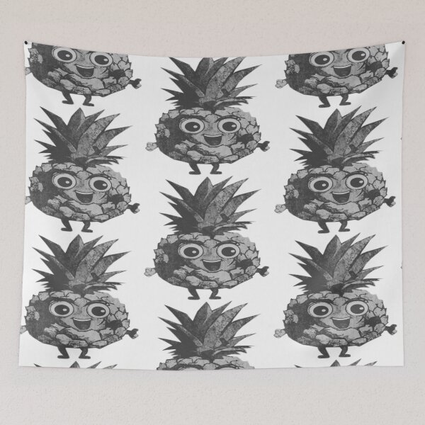 Item preview, Smiling pineapple character designed and sold by kinpirks.