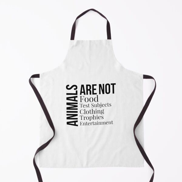 Item preview, Animals are not here for us white background designed and sold by Thought2reality.