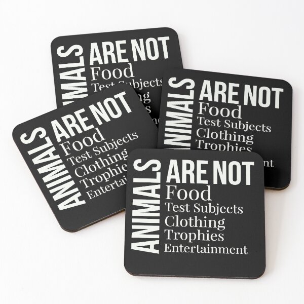 Item preview, Animals are not here for us designed and sold by Thought2reality.