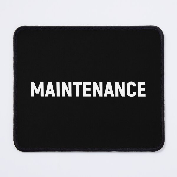 Item preview, Maintenance - Job Title Text (White) designed and sold by STUDIO-72.