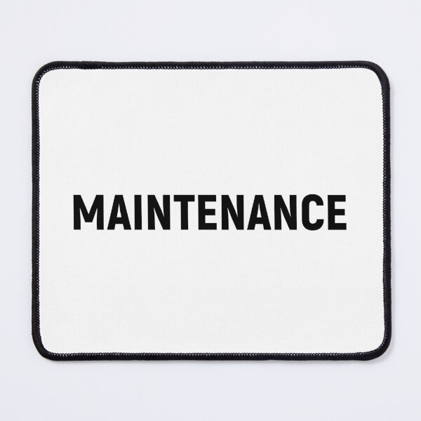 Item preview, Maintenance - Job Title Text (Black) designed and sold by STUDIO-72.
