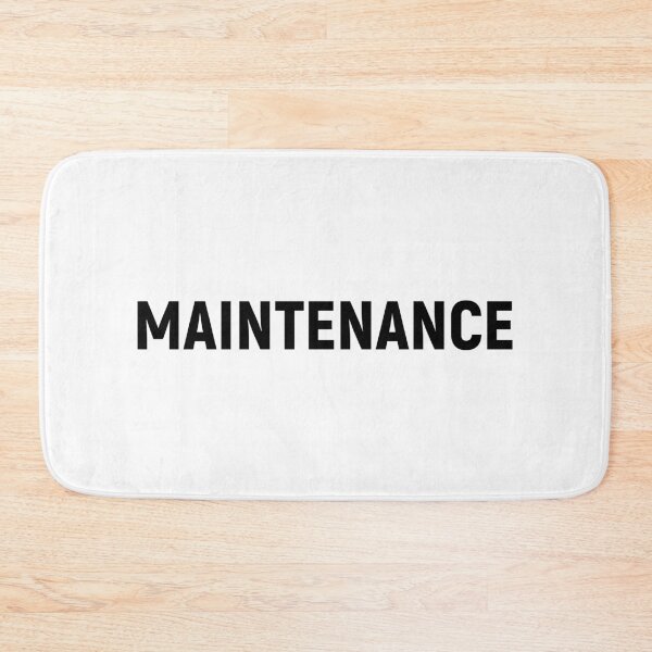 Item preview, Maintenance - Job Title Text (Black) designed and sold by STUDIO-72.