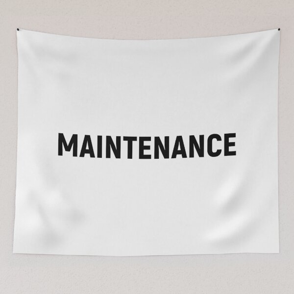 Item preview, Maintenance - Job Title Text (Black) designed and sold by STUDIO-72.